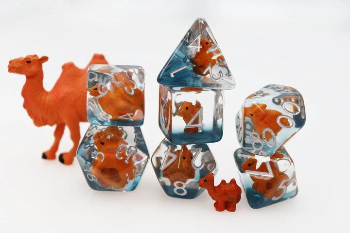 Foam Brain Poly 7 Dice Set Caravan Camel | Dragon's Lair Comics and Fantasy Houston TX