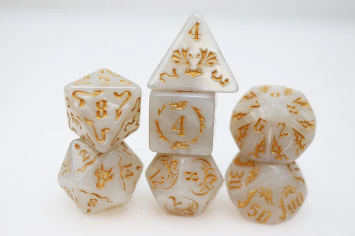 Foam Brain Poly 7 Dice Set Drake's Flight Spirit | Dragon's Lair Comics and Fantasy Houston TX