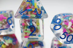 Ice Cream Sprinkles RPG Dice Set | Dragon's Lair Comics and Fantasy Houston TX