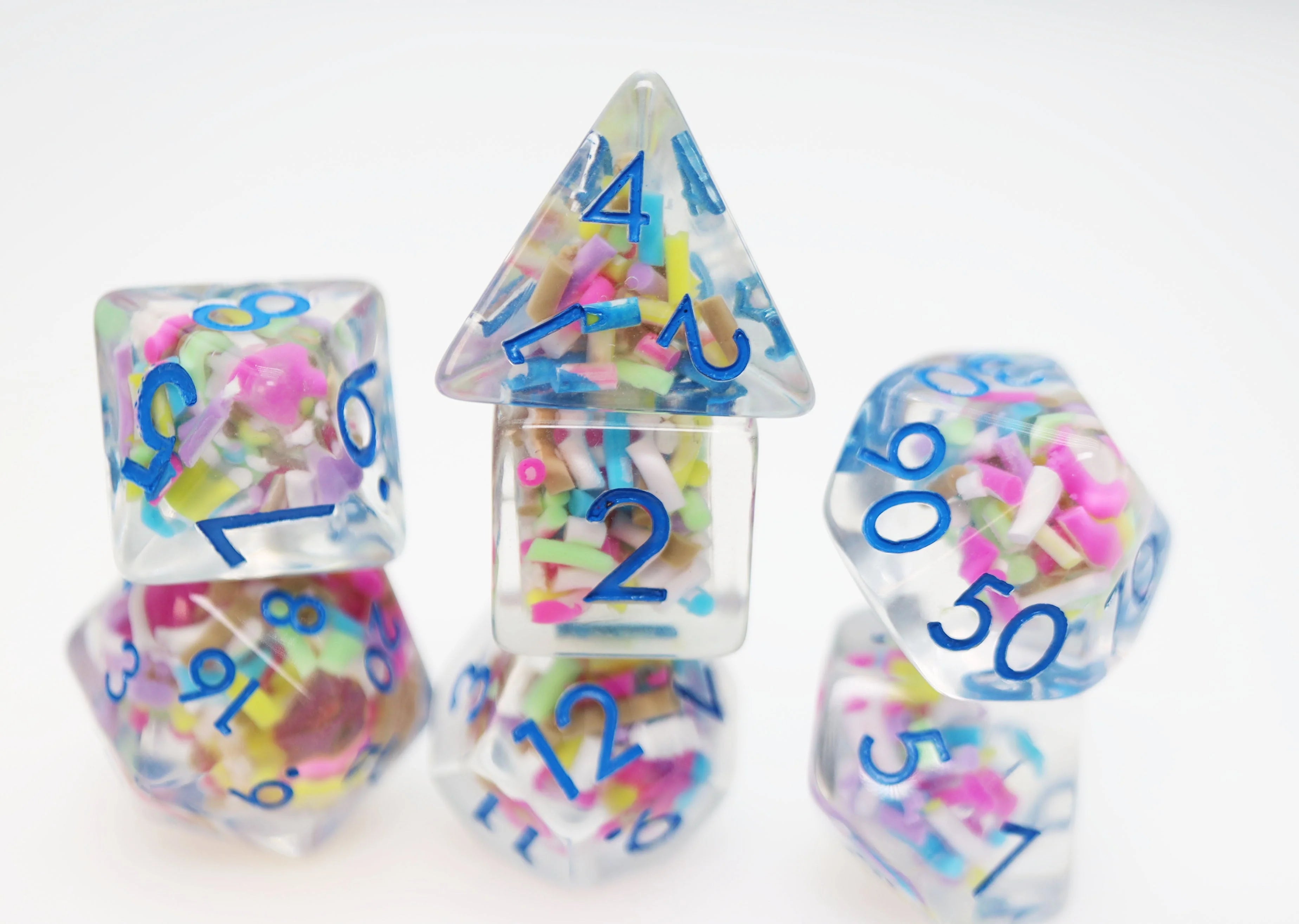 Ice Cream Sprinkles RPG Dice Set | Dragon's Lair Comics and Fantasy Houston TX