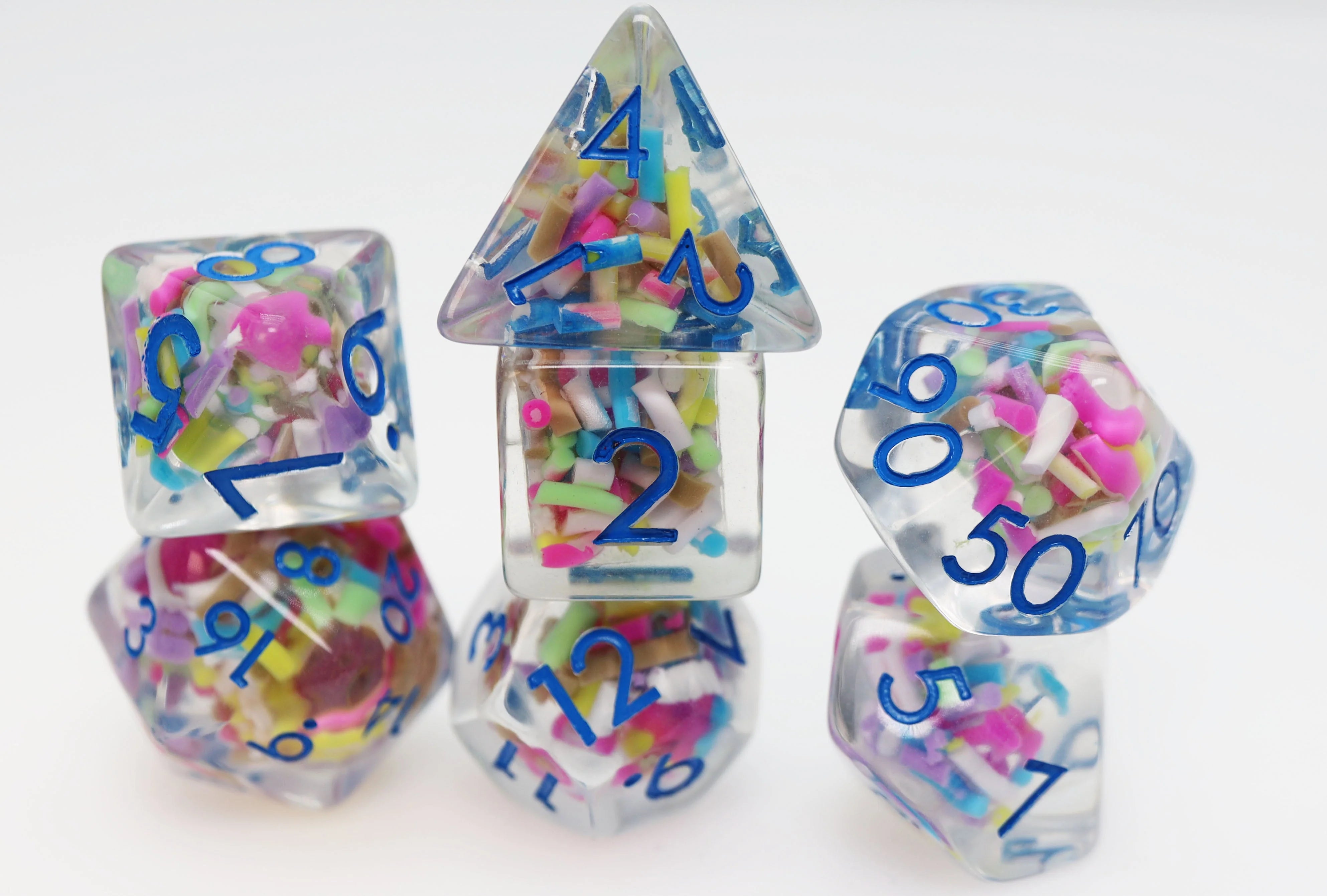 Ice Cream Sprinkles RPG Dice Set | Dragon's Lair Comics and Fantasy Houston TX