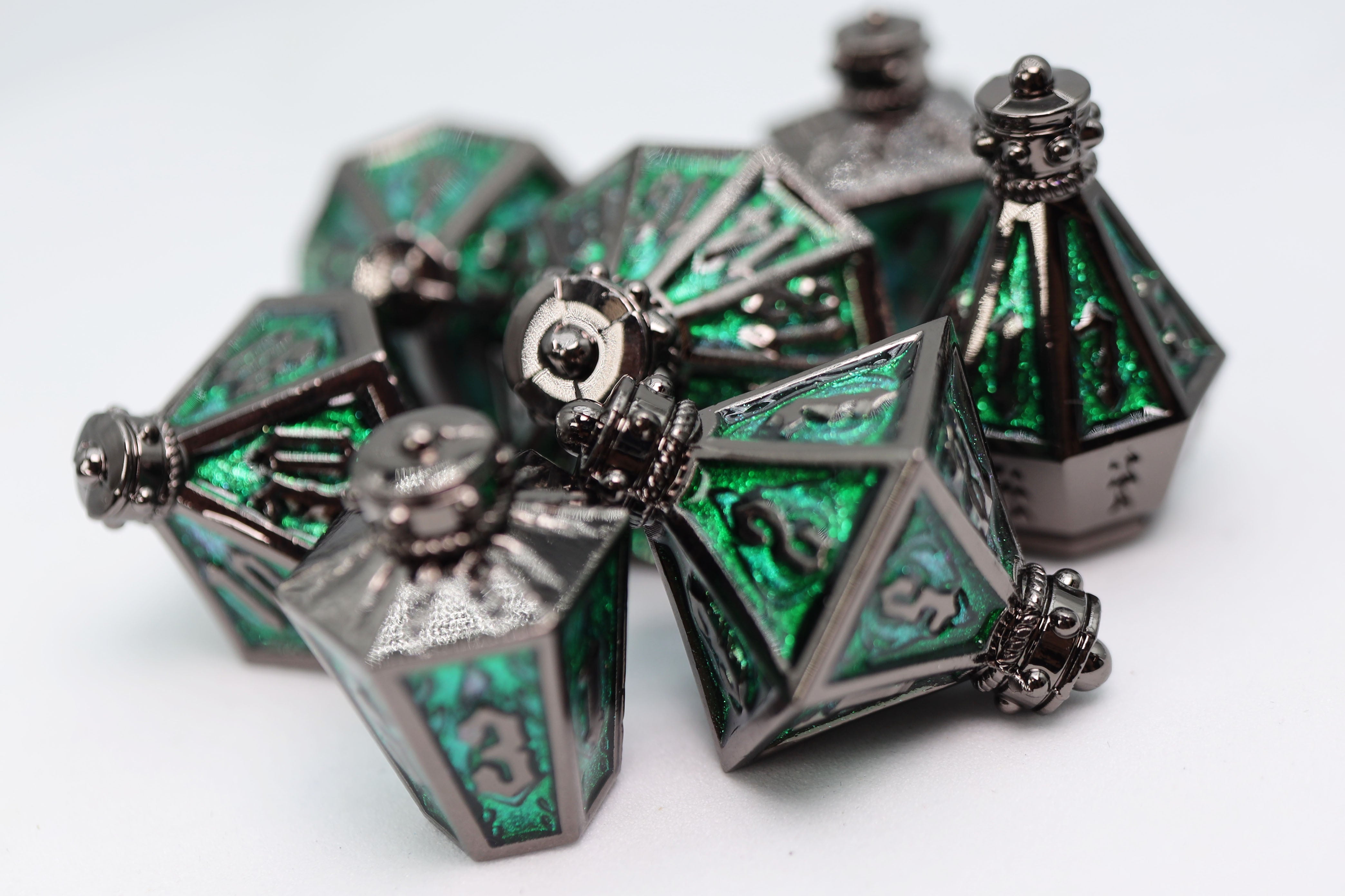 Foam Brain Moonlit Lantern Dice Sets | Dragon's Lair Comics and Fantasy Houston TX