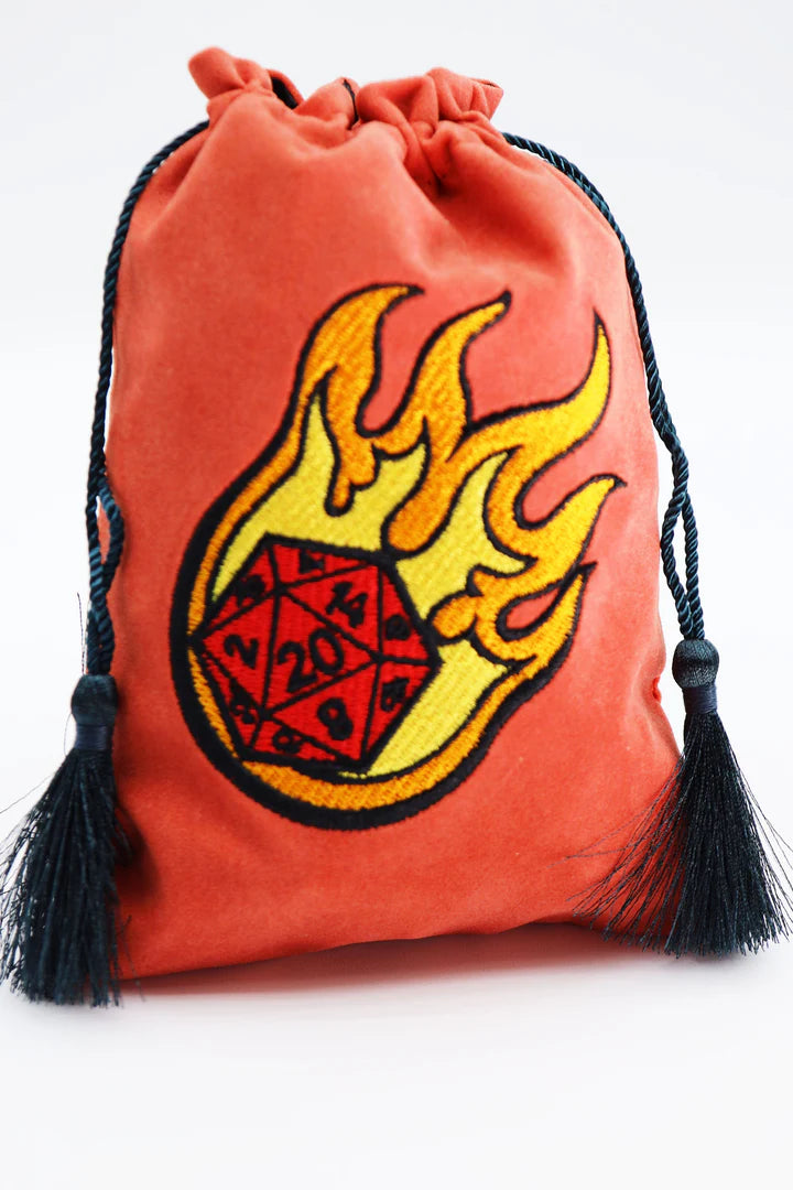 Foam Brain Dice Bag: Dice Fire Ball | Dragon's Lair Comics and Fantasy Houston TX