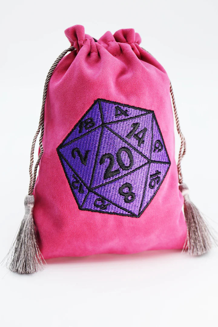 Foam Brain Dice Bag: Purple D20 | Dragon's Lair Comics and Fantasy Houston TX