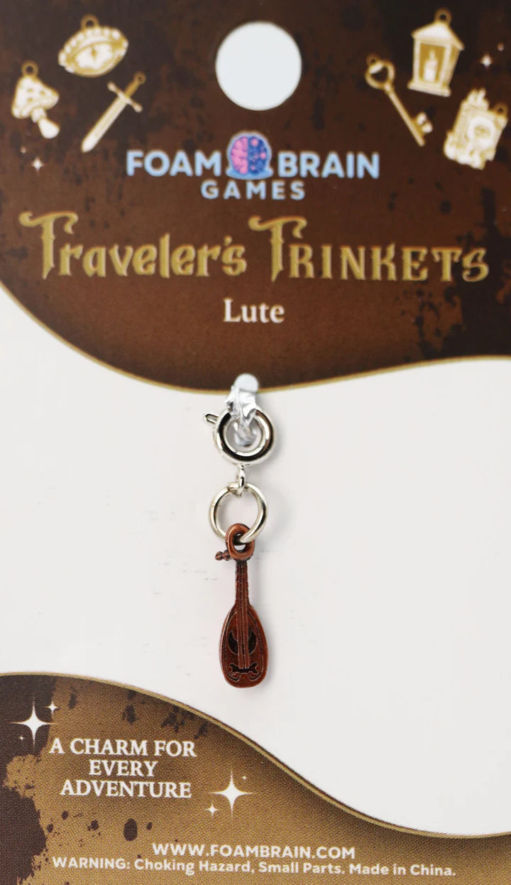 Foam Brain Traveler's Trinkets: Lute Charm | Dragon's Lair Comics and Fantasy Houston TX