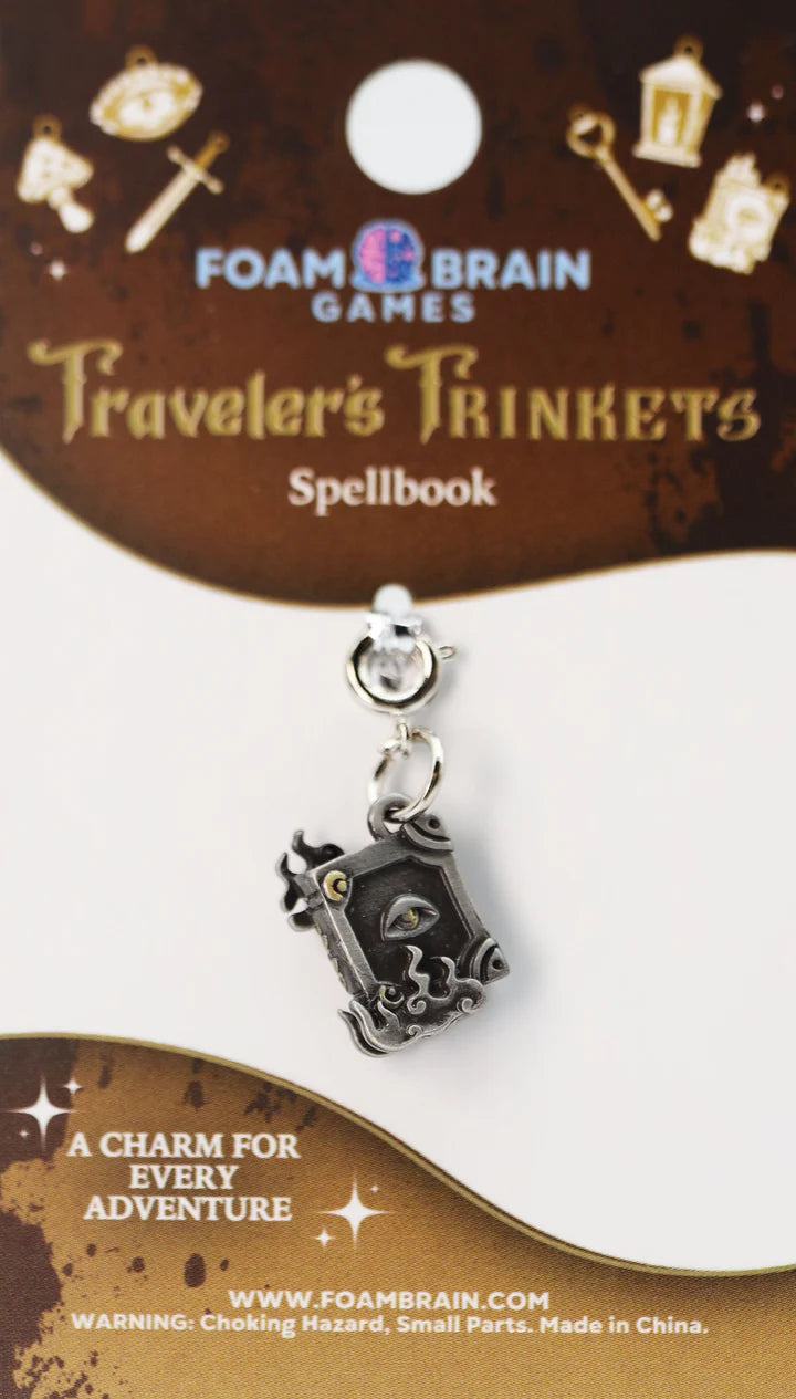 Foam Brain Traveler's Trinkets: Spellbook Charm | Dragon's Lair Comics and Fantasy Houston TX