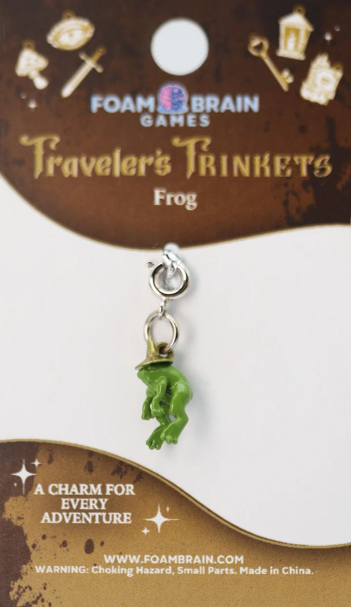 Foam Brain Traveler's Trinkets: Frog Charm | Dragon's Lair Comics and Fantasy Houston TX