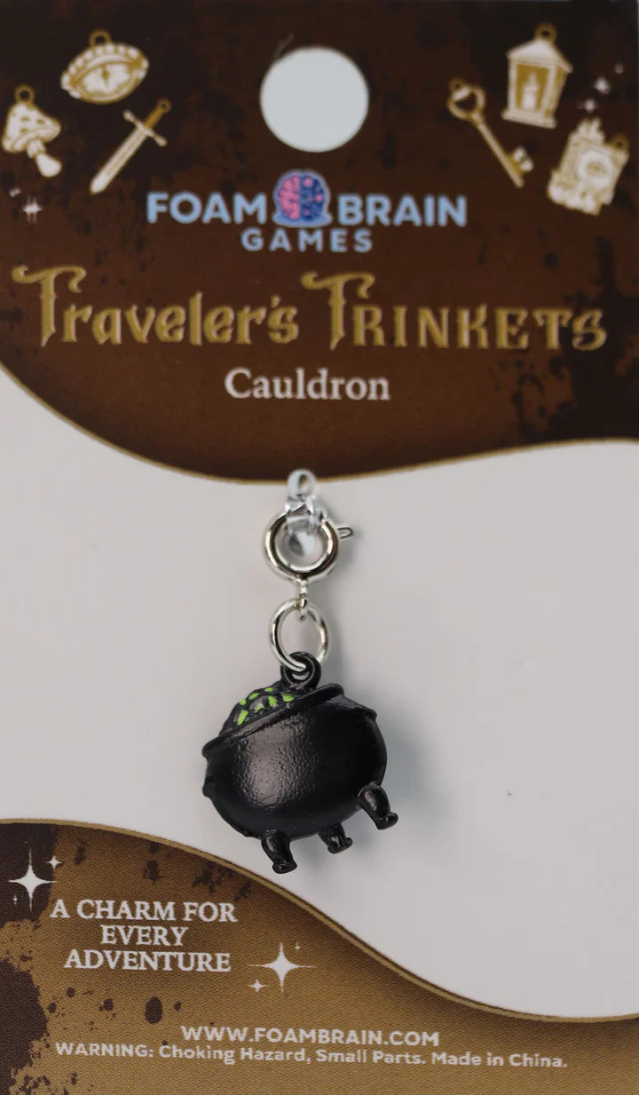 Foam Brain Traveler's Trinkets: Cauldron Charm | Dragon's Lair Comics and Fantasy Houston TX