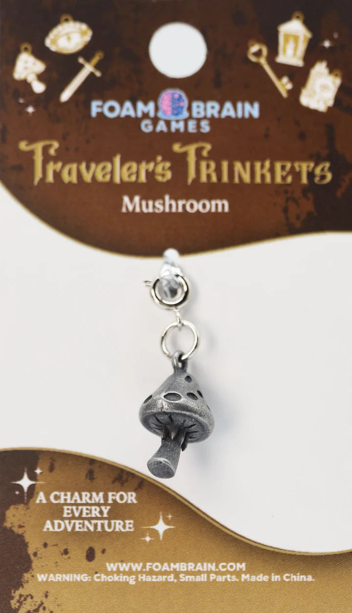 Foam Brain Traveler's Trinkets: Mushroom Charm | Dragon's Lair Comics and Fantasy Houston TX