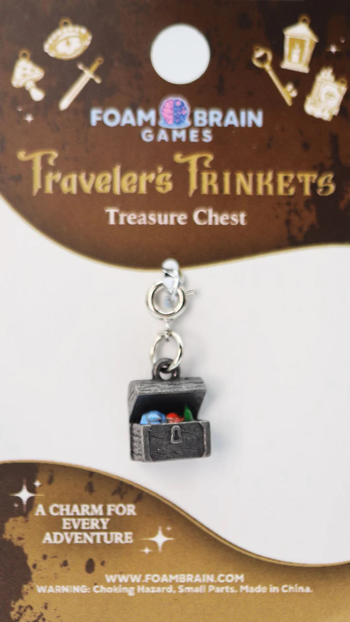 Foam Brain Traveler's Trinkets: Treasure Chest Charm | Dragon's Lair Comics and Fantasy Houston TX