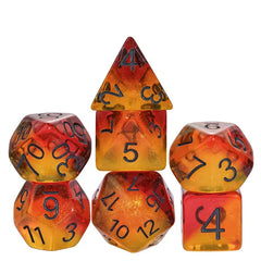 Fiery Sweets RPG Dice Set | Dragon's Lair Comics and Fantasy Houston TX