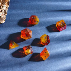 Fiery Sweets RPG Dice Set | Dragon's Lair Comics and Fantasy Houston TX