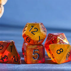 Fiery Sweets RPG Dice Set | Dragon's Lair Comics and Fantasy Houston TX