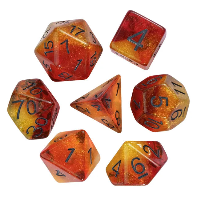 Fiery Sweets RPG Dice Set | Dragon's Lair Comics and Fantasy Houston TX