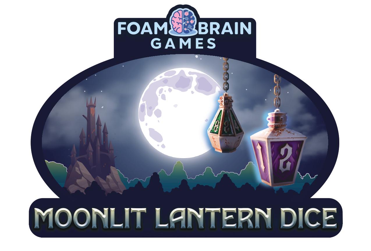 Foam Brain Moonlit Lantern Dice Sets | Dragon's Lair Comics and Fantasy Houston TX