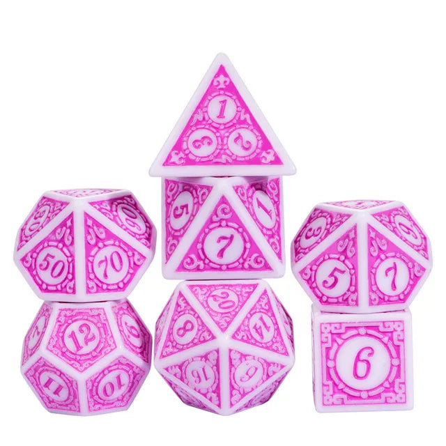 Foam Brain Motif: Bubblegum Poly 7 Dice Set | Dragon's Lair Comics and Fantasy Houston TX