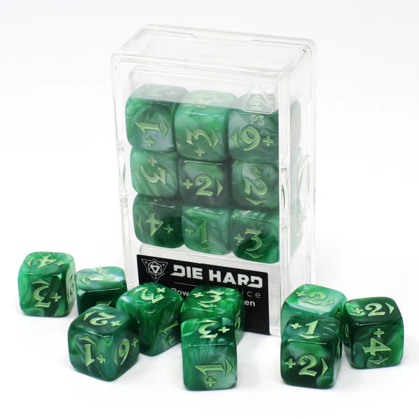 Die Hard Dice MtG Spindown Counters - Plus Power Pack - Green | Dragon's Lair Comics and Fantasy Houston TX