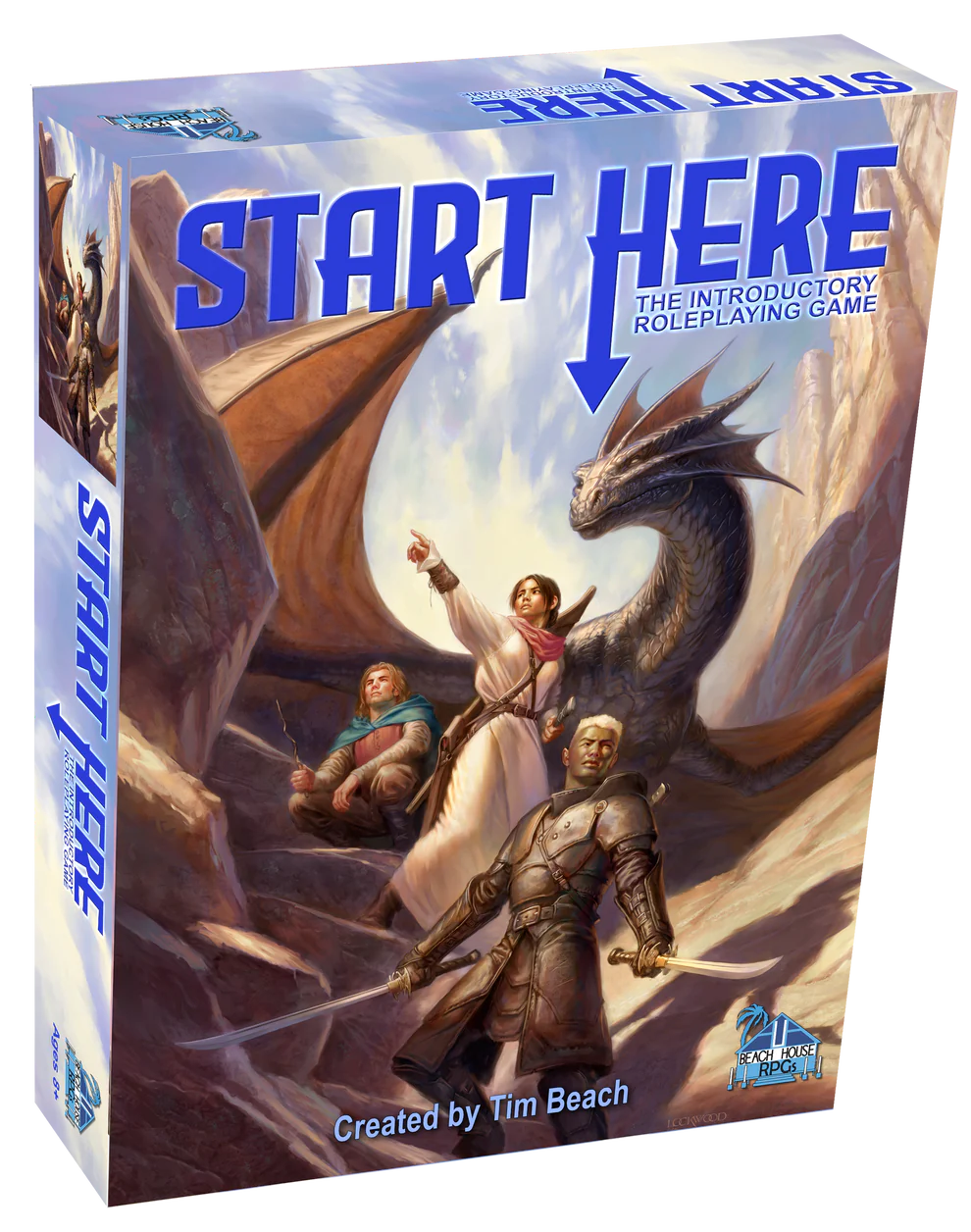 Start Here - The Introductory Roleplaying Game RPG: Boxed set | Dragon's Lair Comics and Fantasy Houston TX