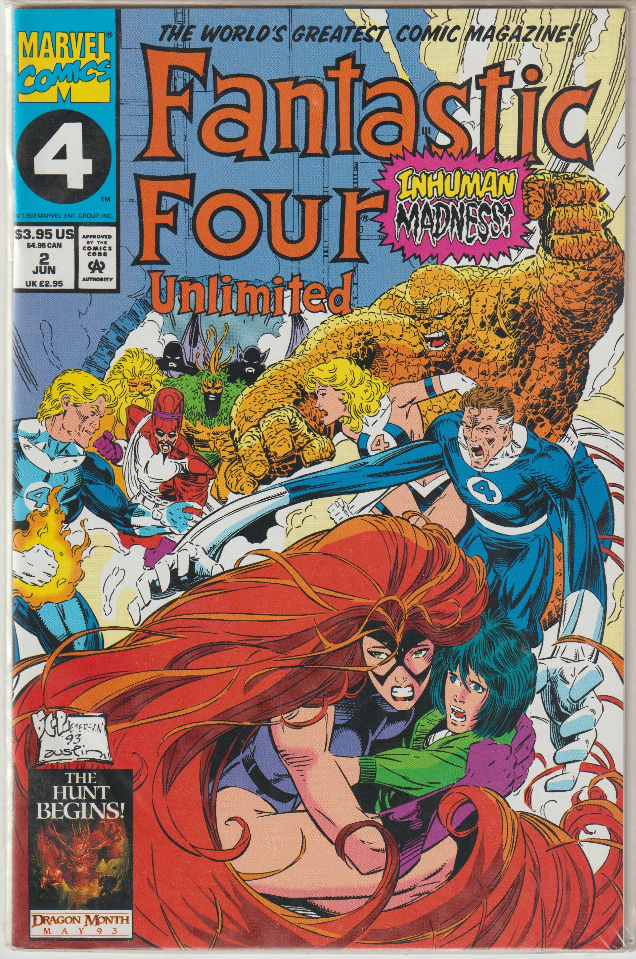 Fantastic Four Unlimited #2 (1993) | Dragon's Lair Comics and Fantasy Houston TX