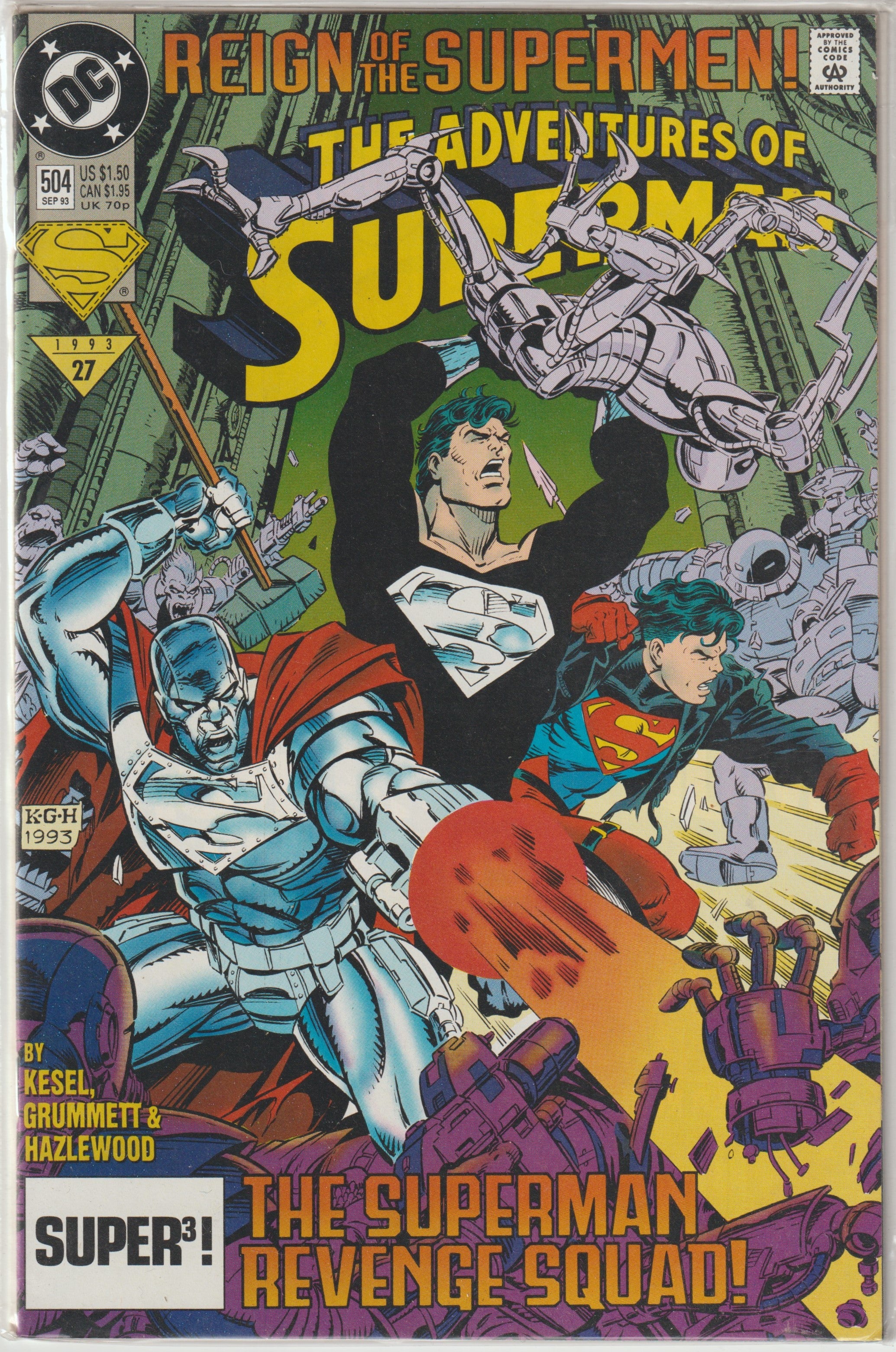 Adventures of Superman #504 (1993) | Dragon's Lair Comics and Fantasy Houston TX