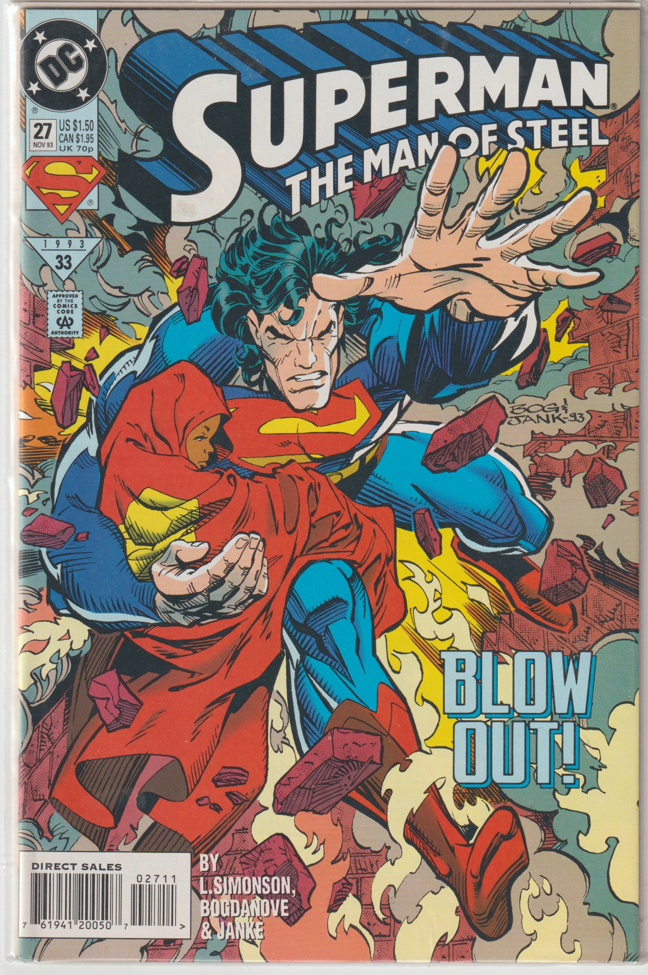 Superman the Man of Steel #27 (1993) | Dragon's Lair Comics and Fantasy Houston TX