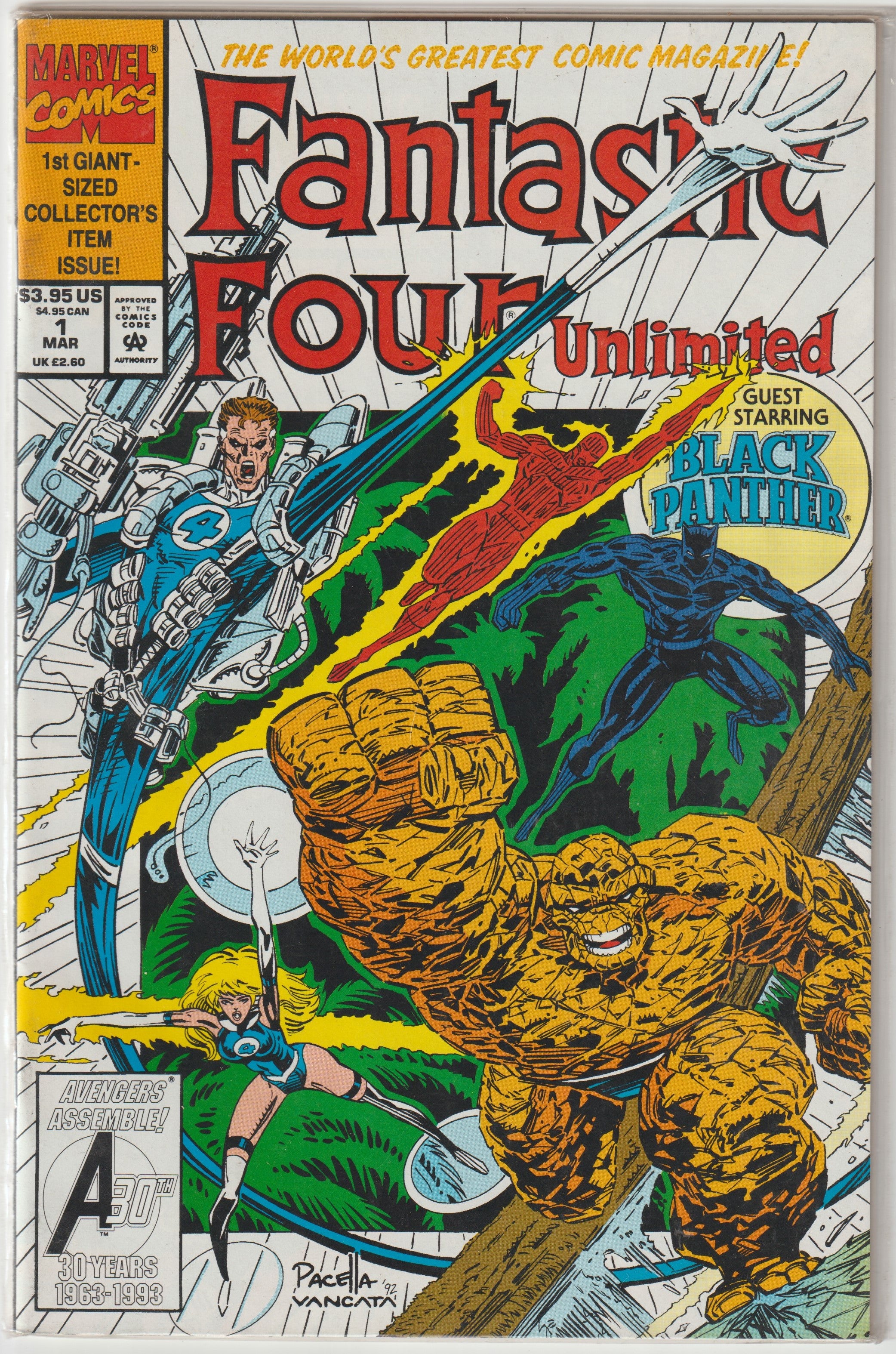 Fantastic Four Unlimited #1 (1993) | Dragon's Lair Comics and Fantasy Houston TX