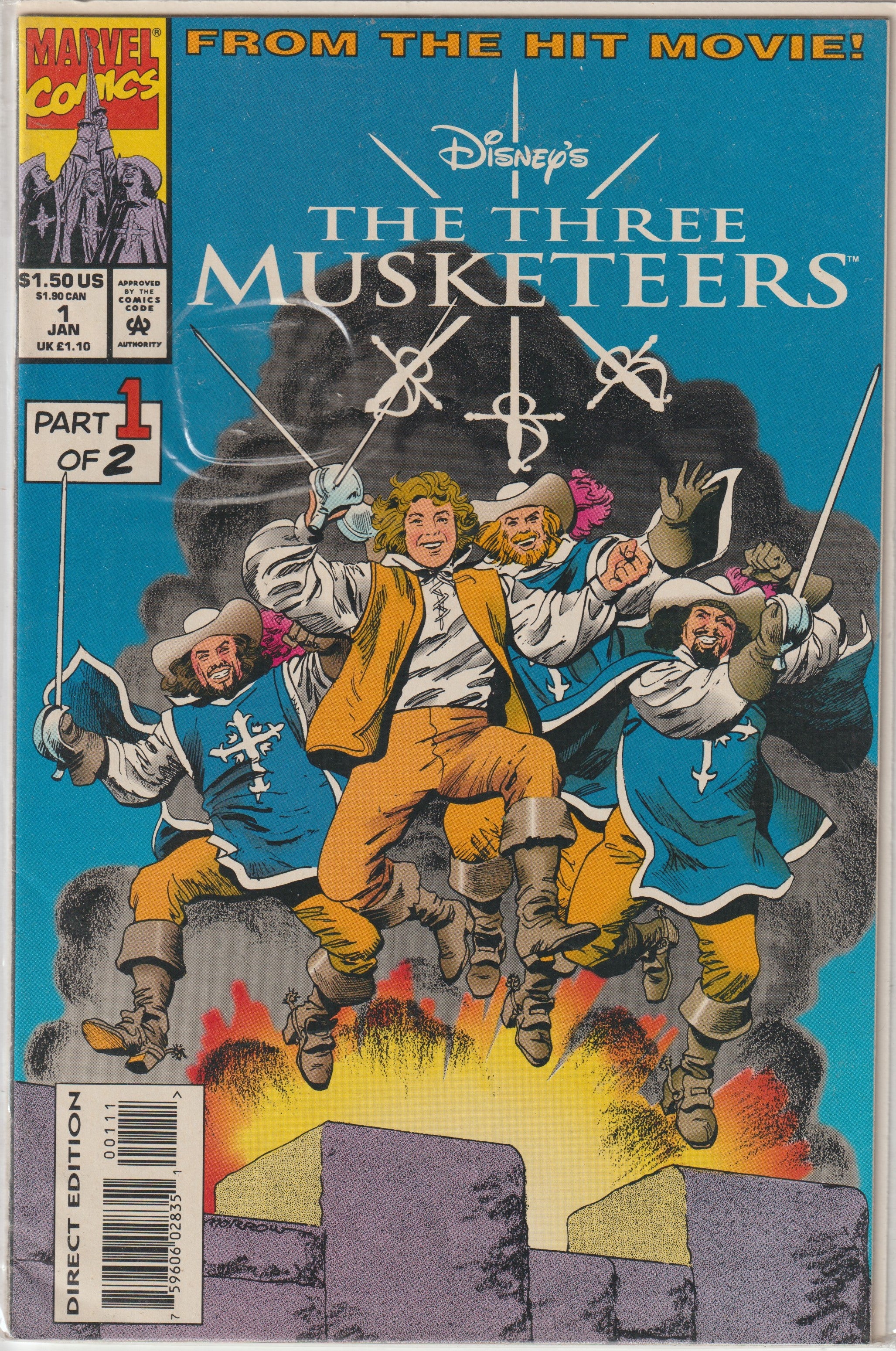 Disney's The Three Musketeers #1 (1994) | Dragon's Lair Comics and Fantasy Houston TX