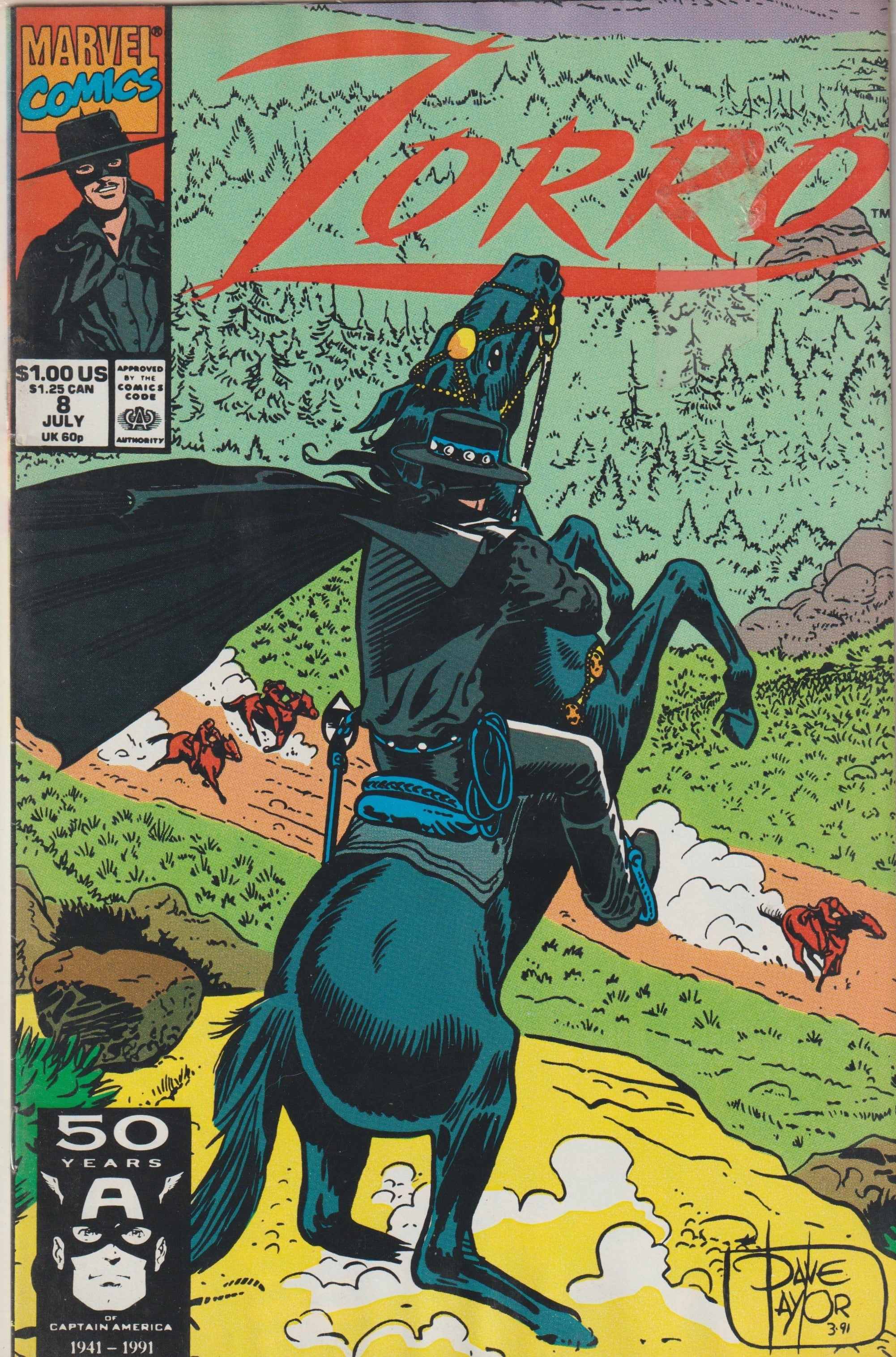 Zorro #8 (1990) | Dragon's Lair Comics and Fantasy Houston TX