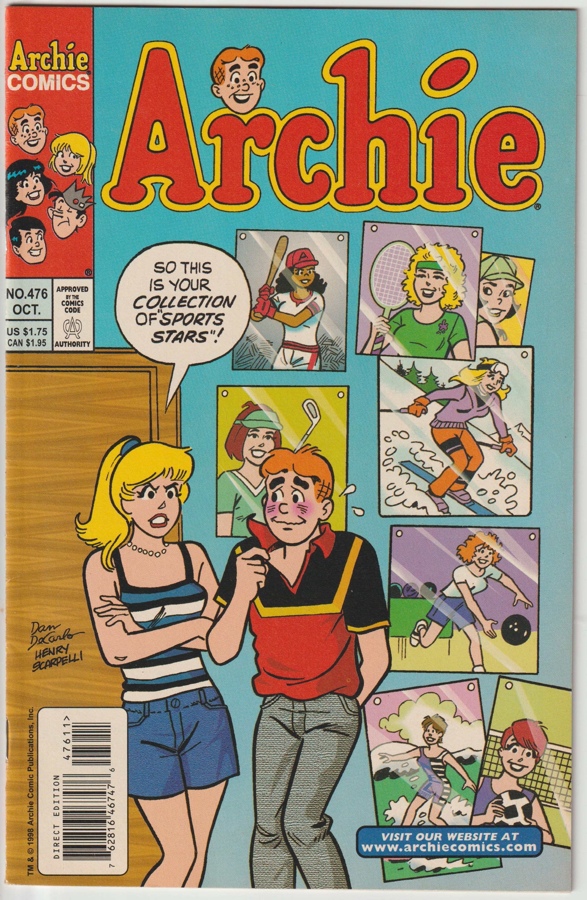 Archie #476 (1998) | Dragon's Lair Comics and Fantasy Houston TX