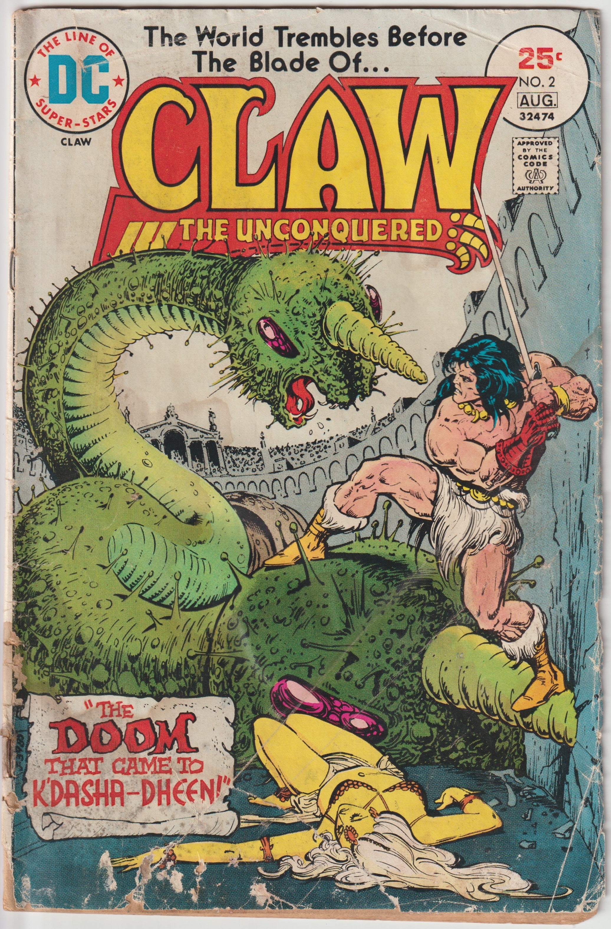 Claw the Unconquered # 2 (1975) | Dragon's Lair Comics and Fantasy Houston TX