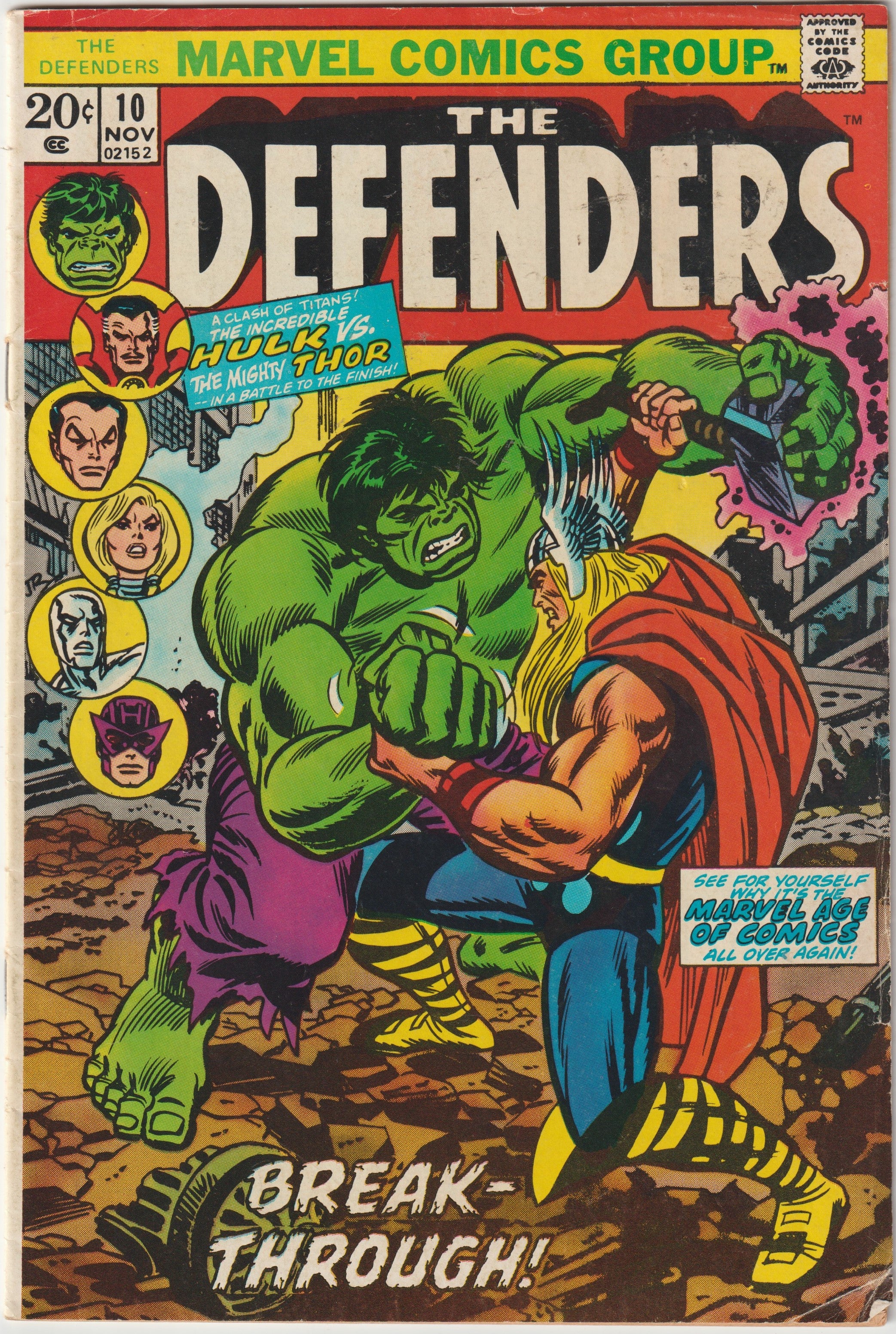 Defenders #10 (1973) | Dragon's Lair Comics and Fantasy Houston TX