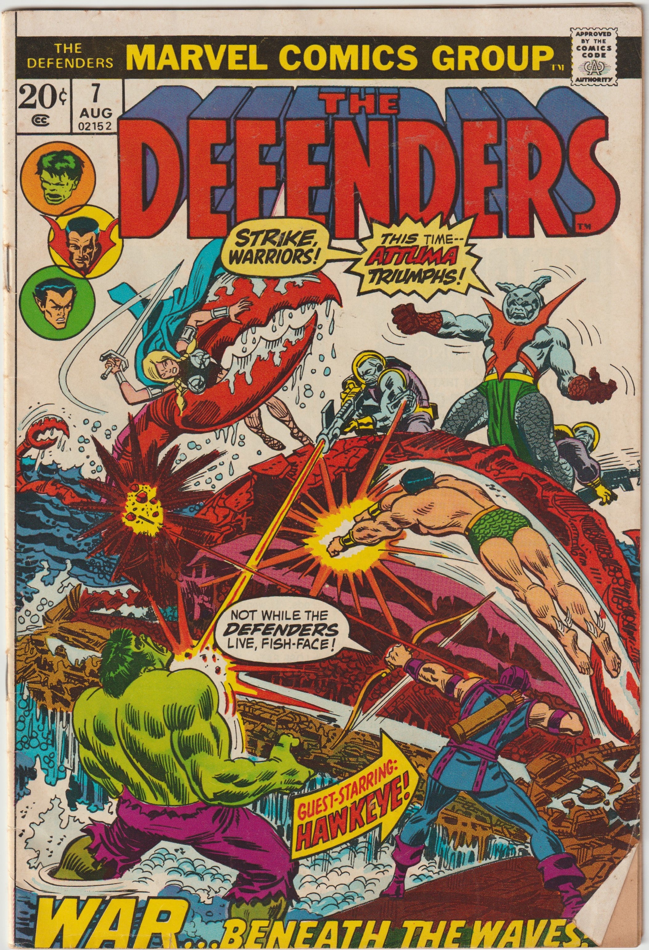 Defenders #7 (1973) | Dragon's Lair Comics and Fantasy Houston TX