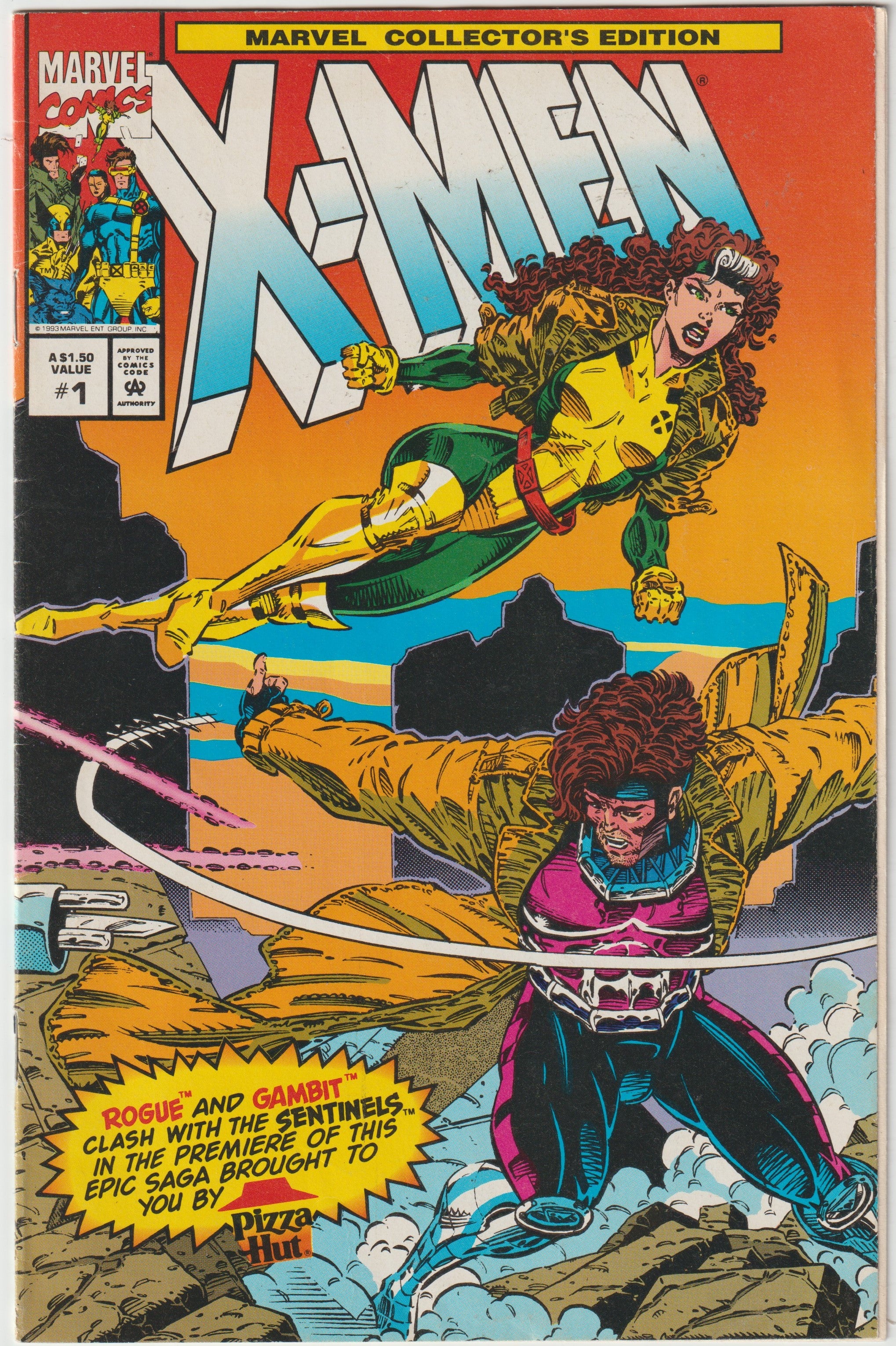 X-men #1 Marvel Collector's Edition (1993) | Dragon's Lair Comics and Fantasy Houston TX