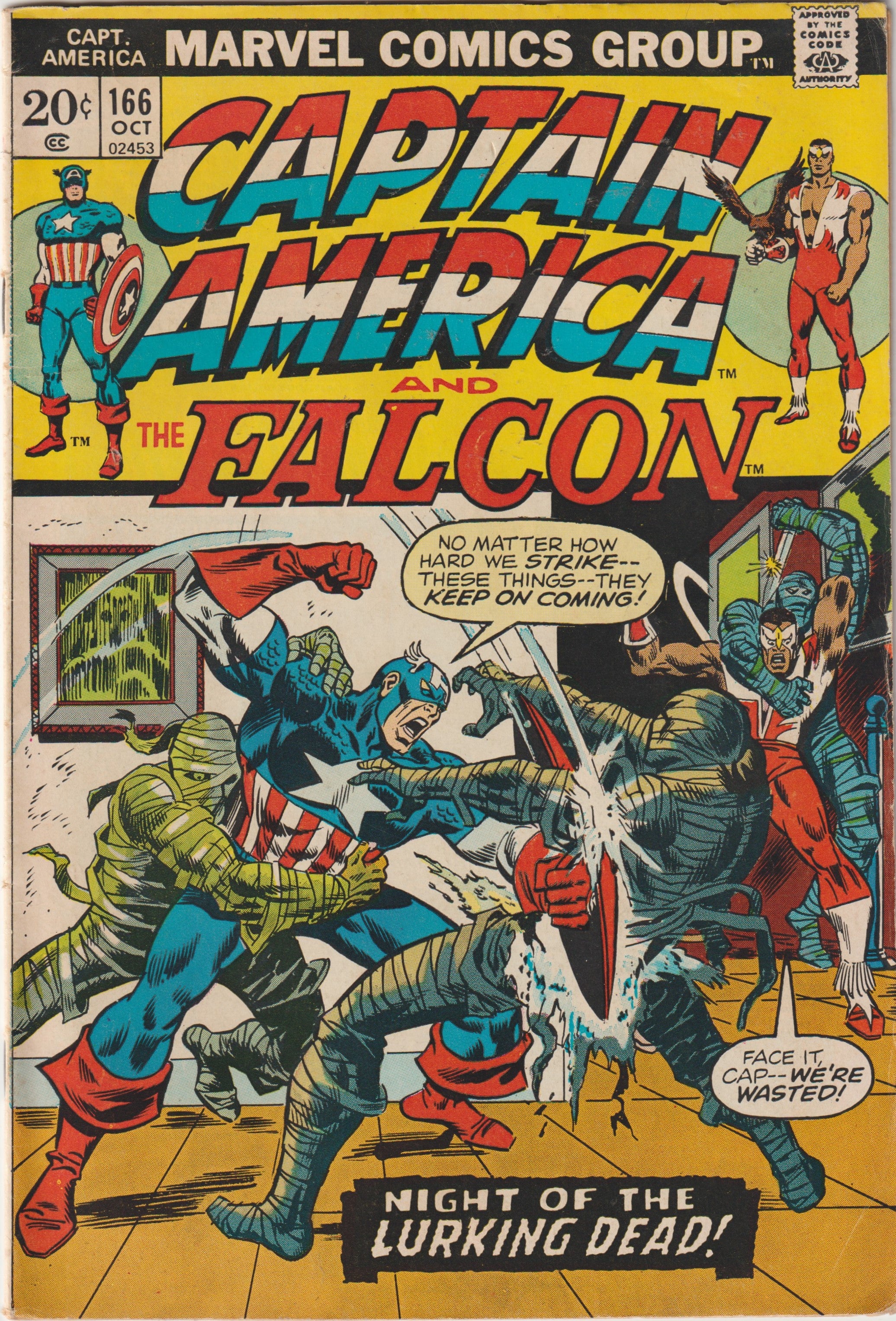 Captain America #166 (1973) | Dragon's Lair Comics and Fantasy Houston TX