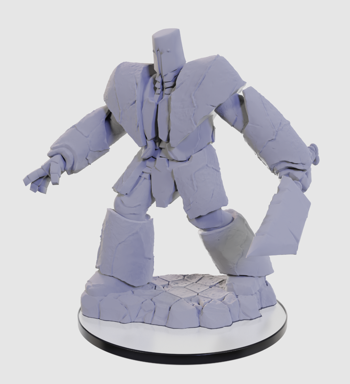 Critical Role Unpainted Miniatures: Cobalt Golem | Dragon's Lair Comics and Fantasy Houston TX