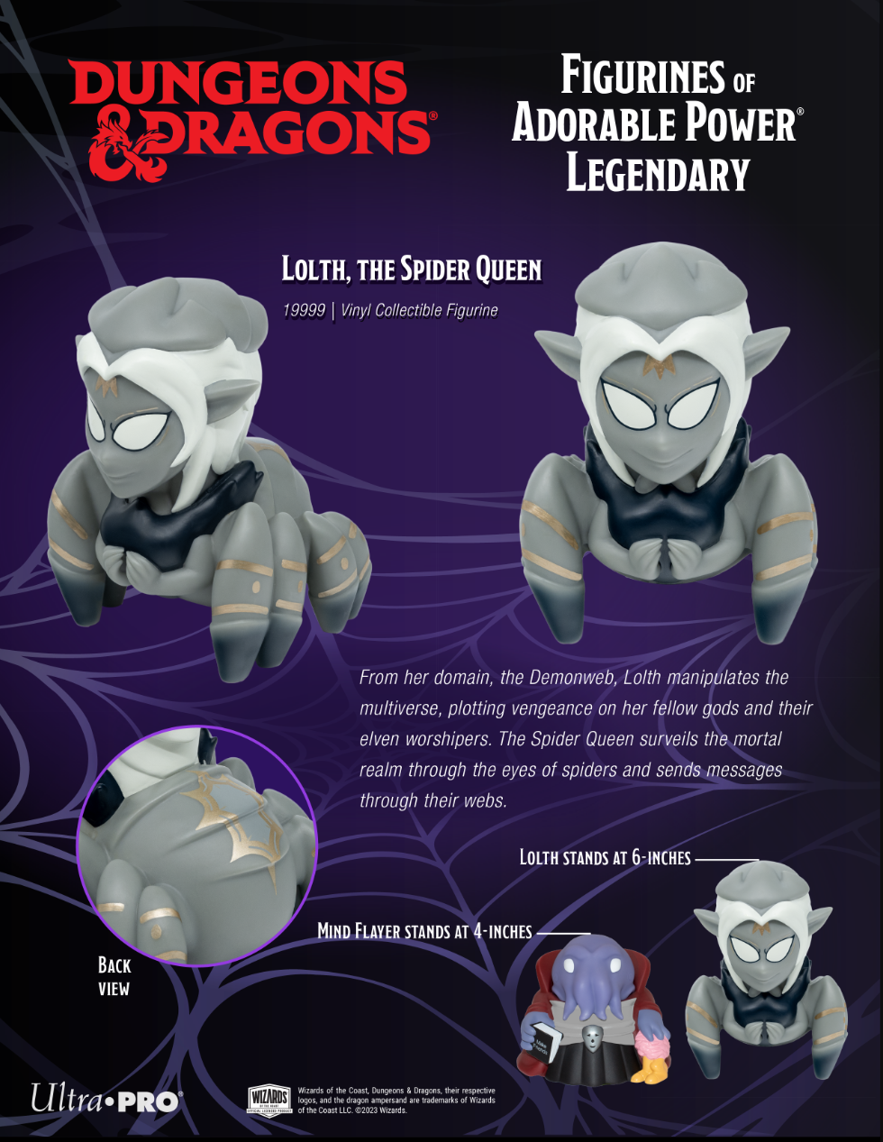 Dungeons & Dragons: Legendary Figurines of Adorable Power - Lolth | Dragon's Lair Comics and Fantasy Houston TX