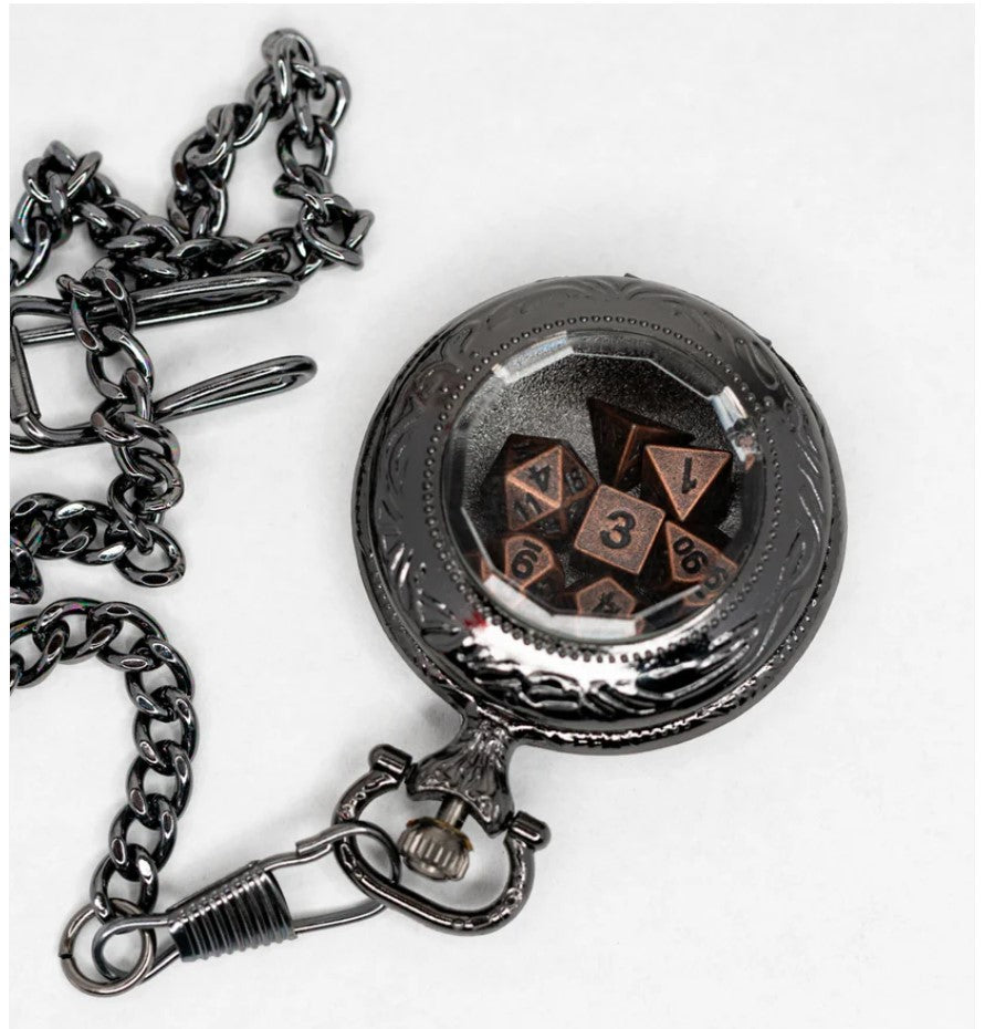 NTSD Dice Pocketwatch Black | Dragon's Lair Comics and Fantasy Houston TX