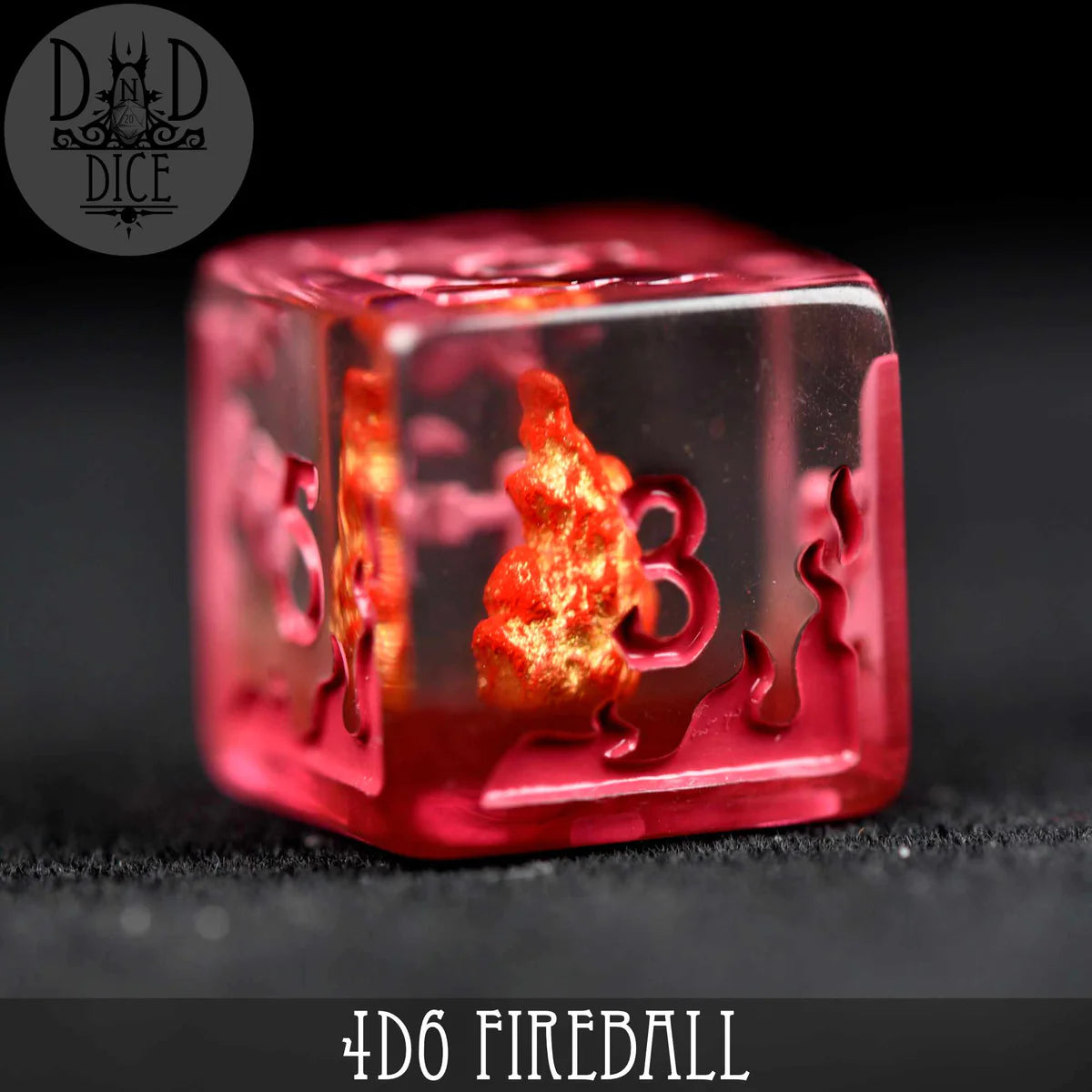 DND Dice D6 Set(4): Fireball | Dragon's Lair Comics and Fantasy Houston TX