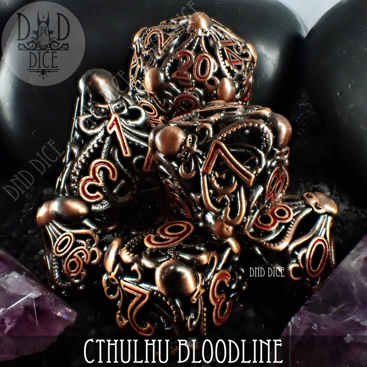 DND Dice Metal Set: Cthulhu Bloodline | Dragon's Lair Comics and Fantasy Houston TX