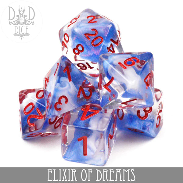 DND Dice Poly 7 Set: Elixir of Dreams | Dragon's Lair Comics and Fantasy Houston TX