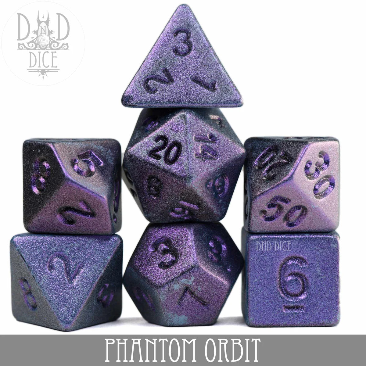 DND Dice 7 Dice Set: Phantom Orbit | Dragon's Lair Comics and Fantasy Houston TX