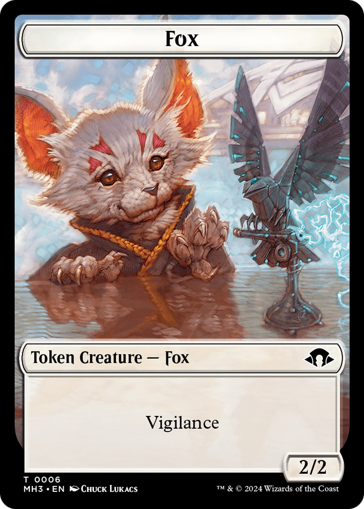 Servo // Fox Double-Sided Token [Modern Horizons 3 Tokens] | Dragon's Lair Comics and Fantasy Houston TX