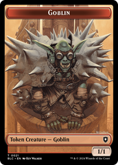 Illusion // Goblin Double-Sided Token [Bloomburrow Commander Tokens] | Dragon's Lair Comics and Fantasy Houston TX