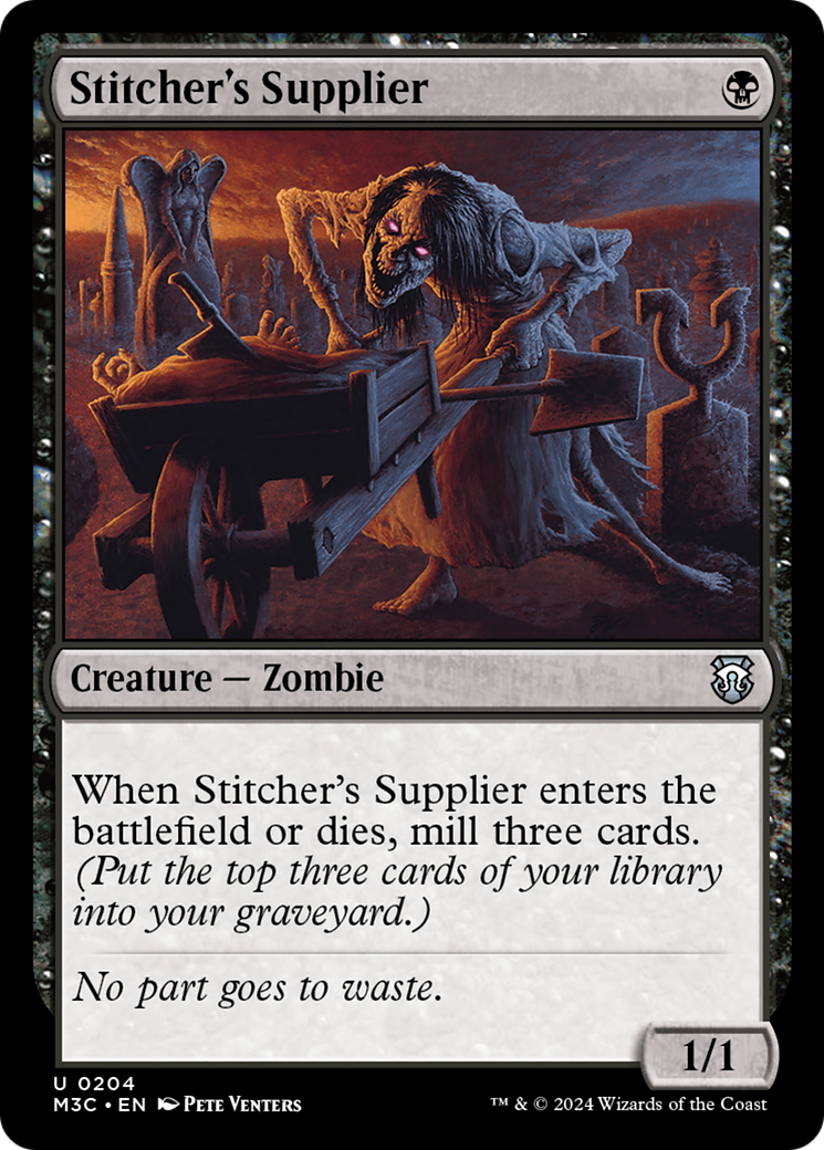 Stitcher's Supplier (Ripple Foil) [Modern Horizons 3 Commander] | Dragon's Lair Comics and Fantasy Houston TX