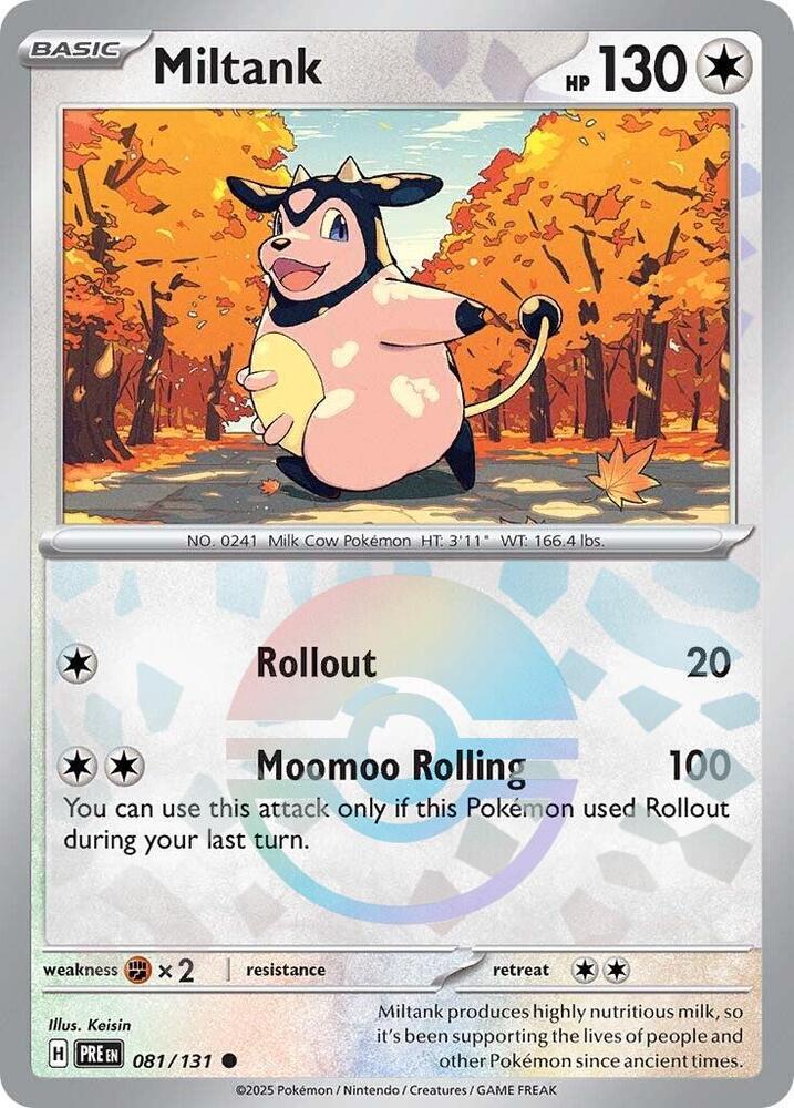 Miltank (081/131) (Poke Ball Pattern) [Scarlet & Violet: Prismatic Evolutions] | Dragon's Lair Comics and Fantasy Houston TX