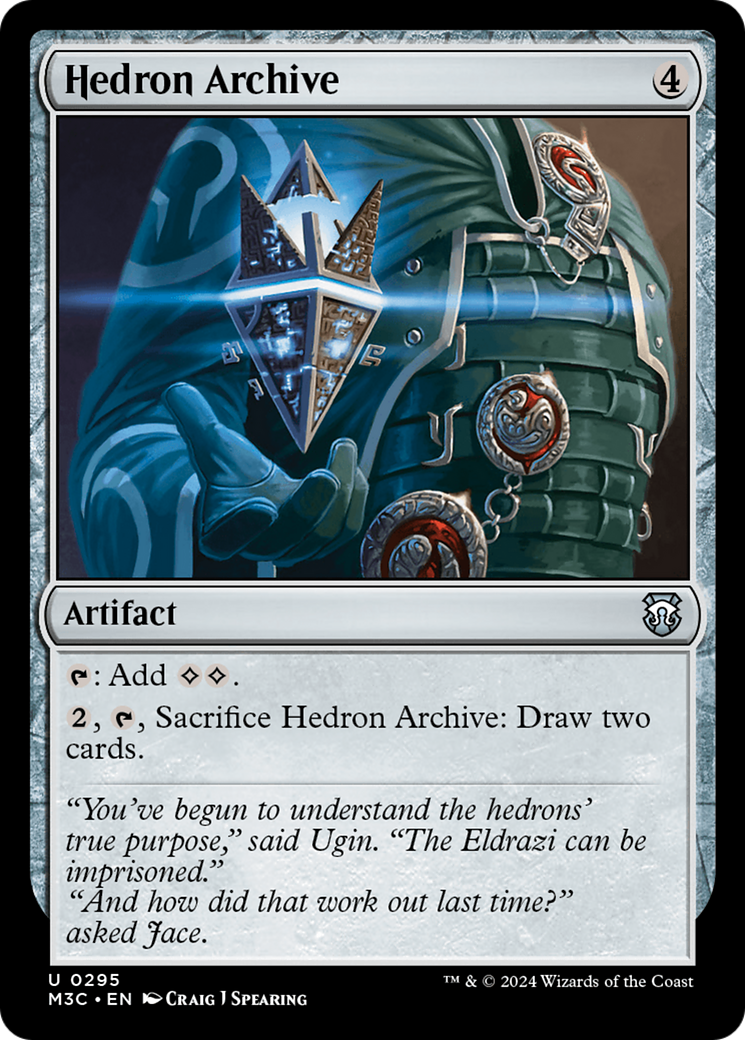 Hedron Archive (Ripple Foil) [Modern Horizons 3 Commander] | Dragon's Lair Comics and Fantasy Houston TX