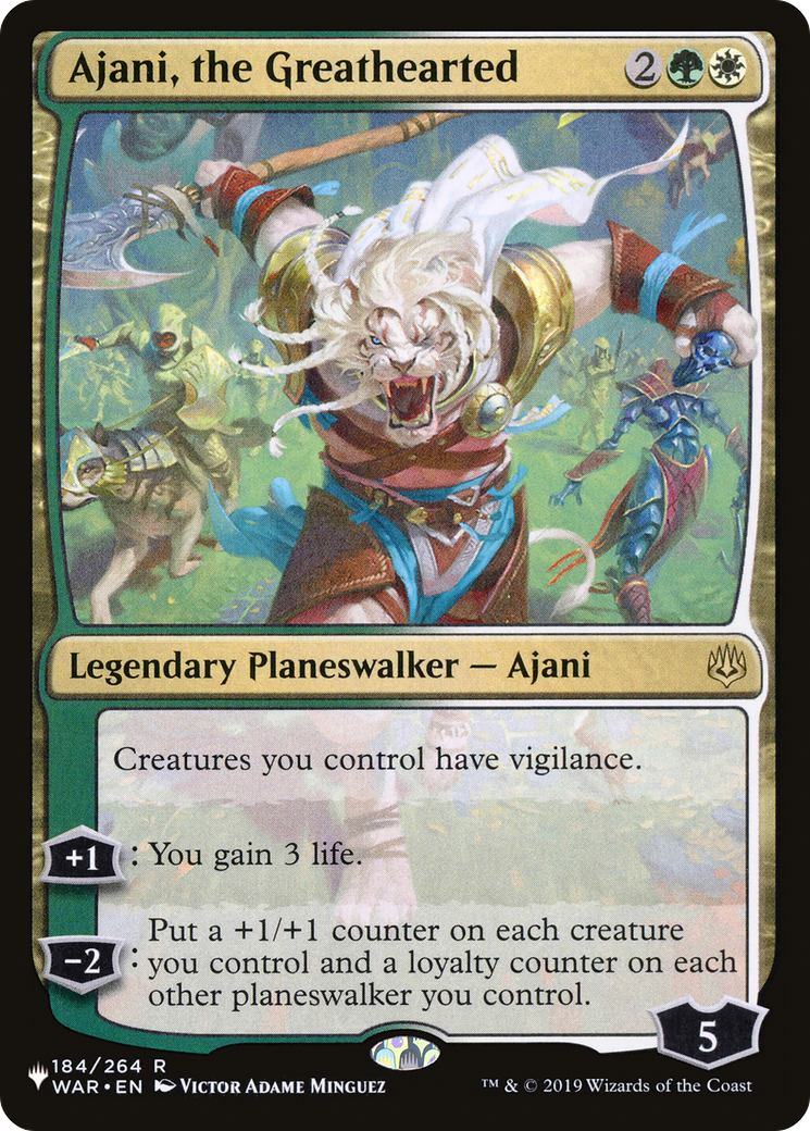 Ajani, the Greathearted [The List Reprints] | Dragon's Lair Comics and Fantasy Houston TX