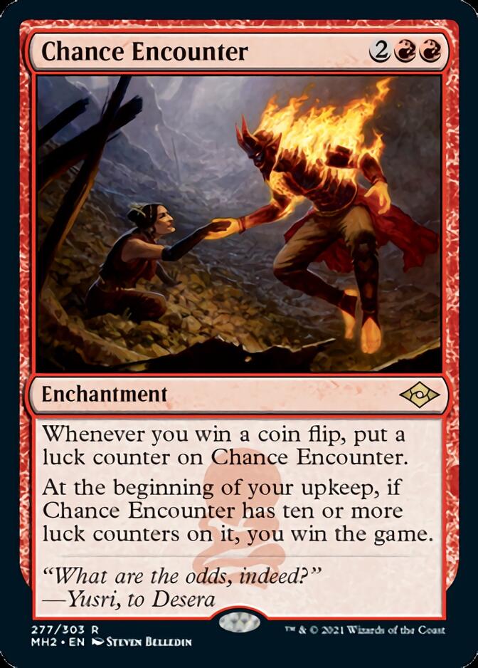 Chance Encounter (Foil Etched) [Modern Horizons] | Dragon's Lair Comics and Fantasy Houston TX