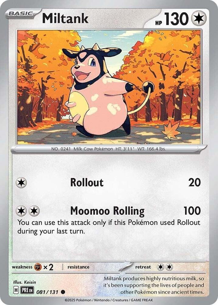 Miltank (081/131) [Scarlet & Violet: Prismatic Evolutions] | Dragon's Lair Comics and Fantasy Houston TX