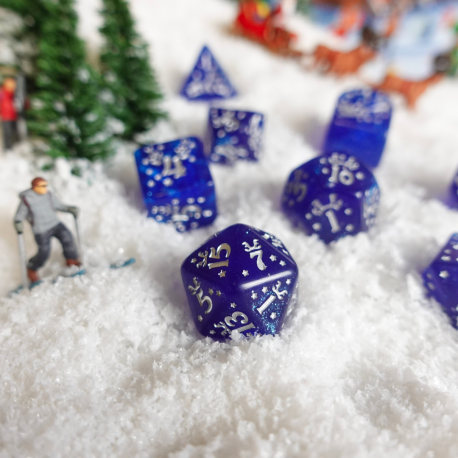 Q Workshop Christmas Dice Set | Dragon's Lair Comics and Fantasy Houston TX